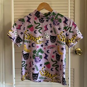 NooWorks Mock Neck Top in Hastings (M)